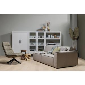 Fauteuil en cuir artificiel Woood Jouke image-3