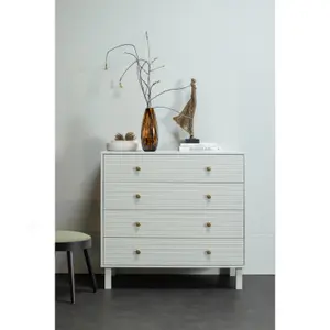 Chest of drawers with pine drawers  Woood Madu image-3