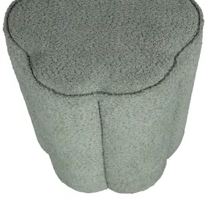 Curly pouffe Woood Ollie image-2