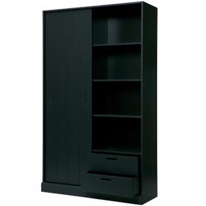 373661-z-sliding-door-wardrobe-woood-move-matte-black-200x120x42-cm