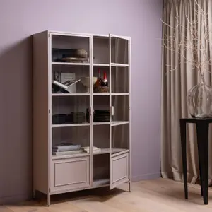 Μεταλλική βιτρίνα Woood Ronja image-3