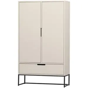 2-door pine wardrobe Woood Silas