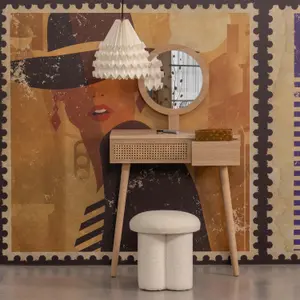 Τραπέζι ντους ή hall από φυσικό ξύλο Woood Soof image-2