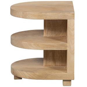 Table d'appoint en bois de manguier naturel Woood Darren image-2