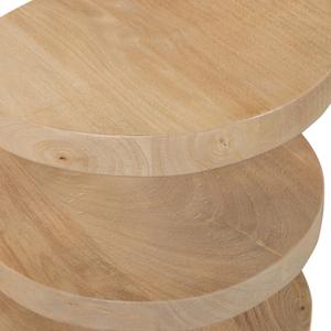 Table d'appoint en bois de manguier naturel Woood Darren image-6