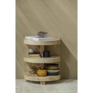 Table d'appoint en bois de manguier naturel Woood Darren image-4
