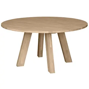 Τραπέζι φαγητού από φυσική δρυς Woood Rhonda 150 cm image-0