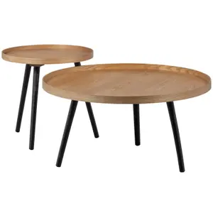 Table d'appoint bois Woood Mesa image-1