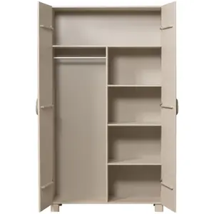 2 Door Wardrobe Woood Noah image-3