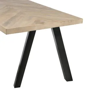 Stół do jadalni mango z krawędzią Woood Tablo image-1