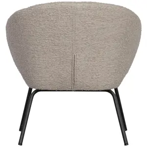 Fauteuil bouclé Woood Ditte image-2