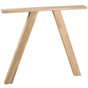 Table 3 positions pied carré KD chêne Woood Tablo (x2) image-1