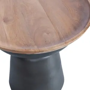 Kaffeetisch aus Holz/Metall Woood Dana image-1