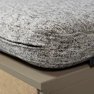 Banc de rangement en pin avec coussin Woood Turner image-1