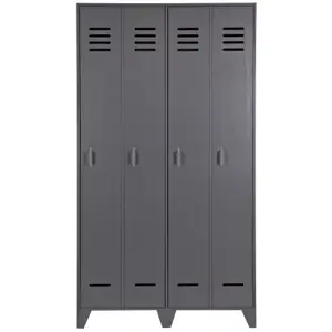 2-deurs kleedkamer kast grenen FSC Woood Stijn image-0