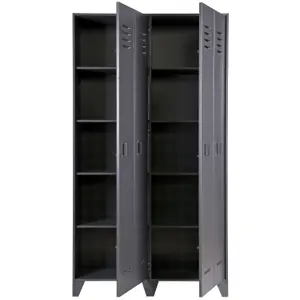 2-deurs kleedkamer kast grenen FSC Woood Stijn image-2