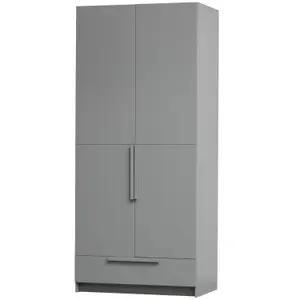 2-door wardrobe Woood Pure image-1