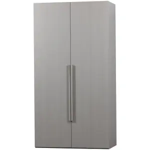 2-door wardrobe with long handle Woood Rens 2 image-1