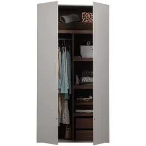 2-door wardrobe with long handle Woood Rens 2 image-2