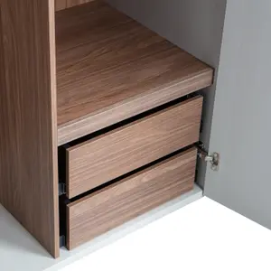 2-door wardrobe with long handle Woood Rens 2 image-6