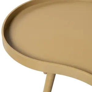 Mesa auxiliar de madera orgánica alargada Woood Mae image-3