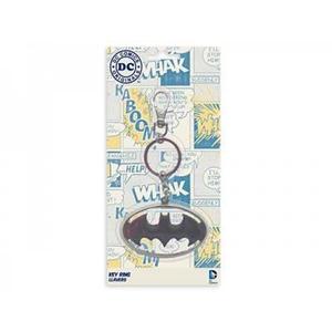 62pcba12-porte-cle-world-trade-and-technologies-batman-logo-5-blanc-tu