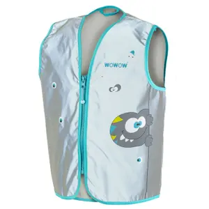 Small reflective safety vest Wowow Crazy Monster FR image-0