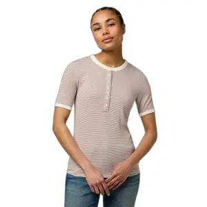 Dames-T-shirt Wrangler Henley image-0