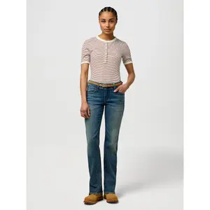 Dames-T-shirt Wrangler Henley image-2