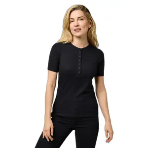 Dames-T-shirt Wrangler Henley image-0
