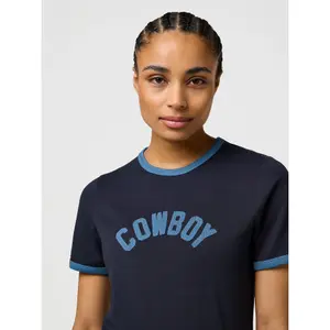 Dames-T-shirt Wrangler Ringer image-4