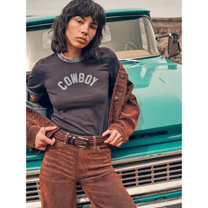 Dames-T-shirt Wrangler Ringer image-5
