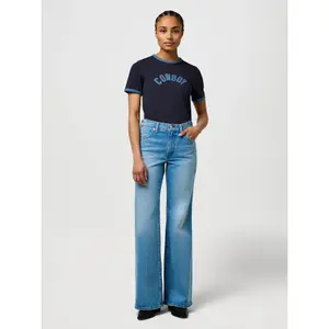 Dames-T-shirt Wrangler Ringer image-2