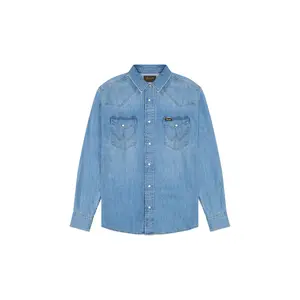 Denim shirt Wrangler Western Mid Light Whash