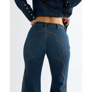 Női Flare farmer Wrangler Western 70s image-2