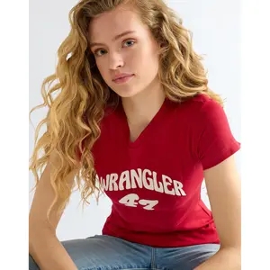 Women's tapered band T-shirt Wrangler Chili Pepper image-1