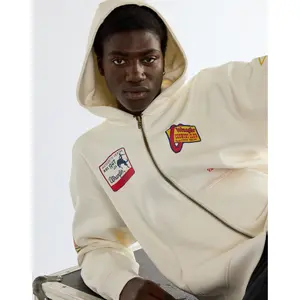 Zip-up hoodie Wrangler Graphic image-4