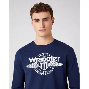 Langarm-T-Shirt Wrangler Americana image-3