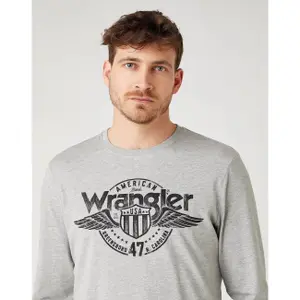 Langarm-T-Shirt Wrangler Americana image-3