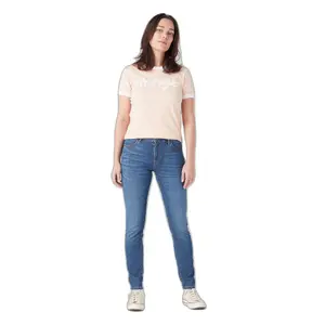 T-Shirt Frau Wrangler Ringer image-1