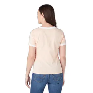 T-Shirt Frau Wrangler Ringer image-2