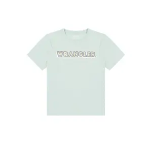 T-Shirt Frau Wrangler Logo image-0