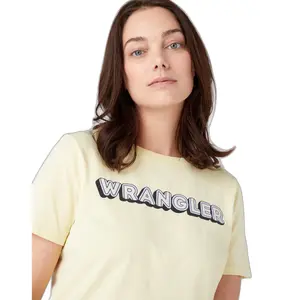 T-Shirt Frau Wrangler Logo image-3