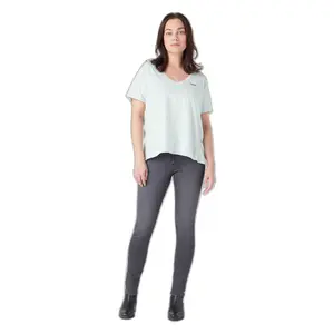 T-Shirt mit V-Ausschnitt, Damen Wrangler Drapey image-1