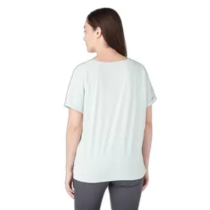 T-Shirt mit V-Ausschnitt, Damen Wrangler Drapey image-2