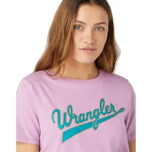 T-Shirt Frau Wrangler Regular image-3