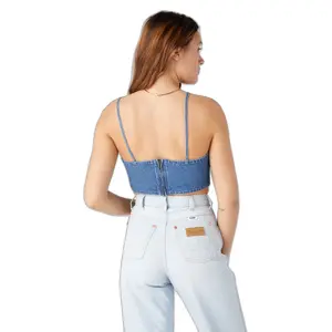 Női crop top Wrangler Bandana image-2
