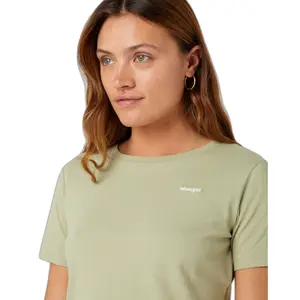 T-Shirt Frau Wrangler Sign Off image-3