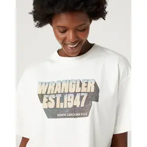 T-Shirt Frau Wrangler Boxy image-4