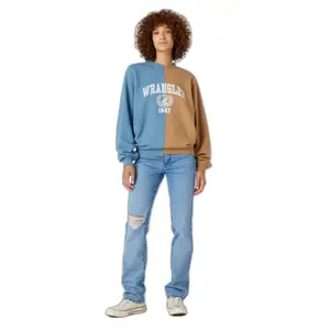 Sweatshirt Rundhalsausschnitt Frau Wrangler 2Way image-1